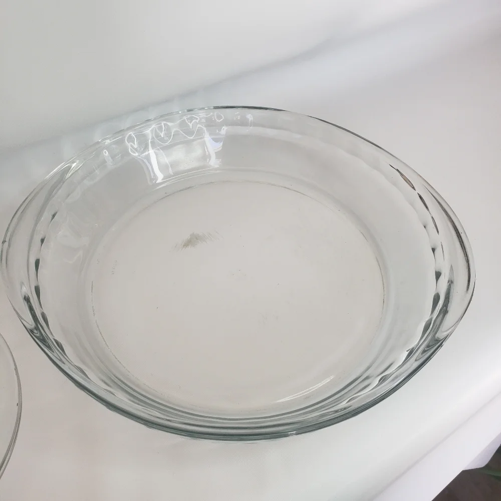 Pie Plate Bakeware Glass 8 Inches Diameter